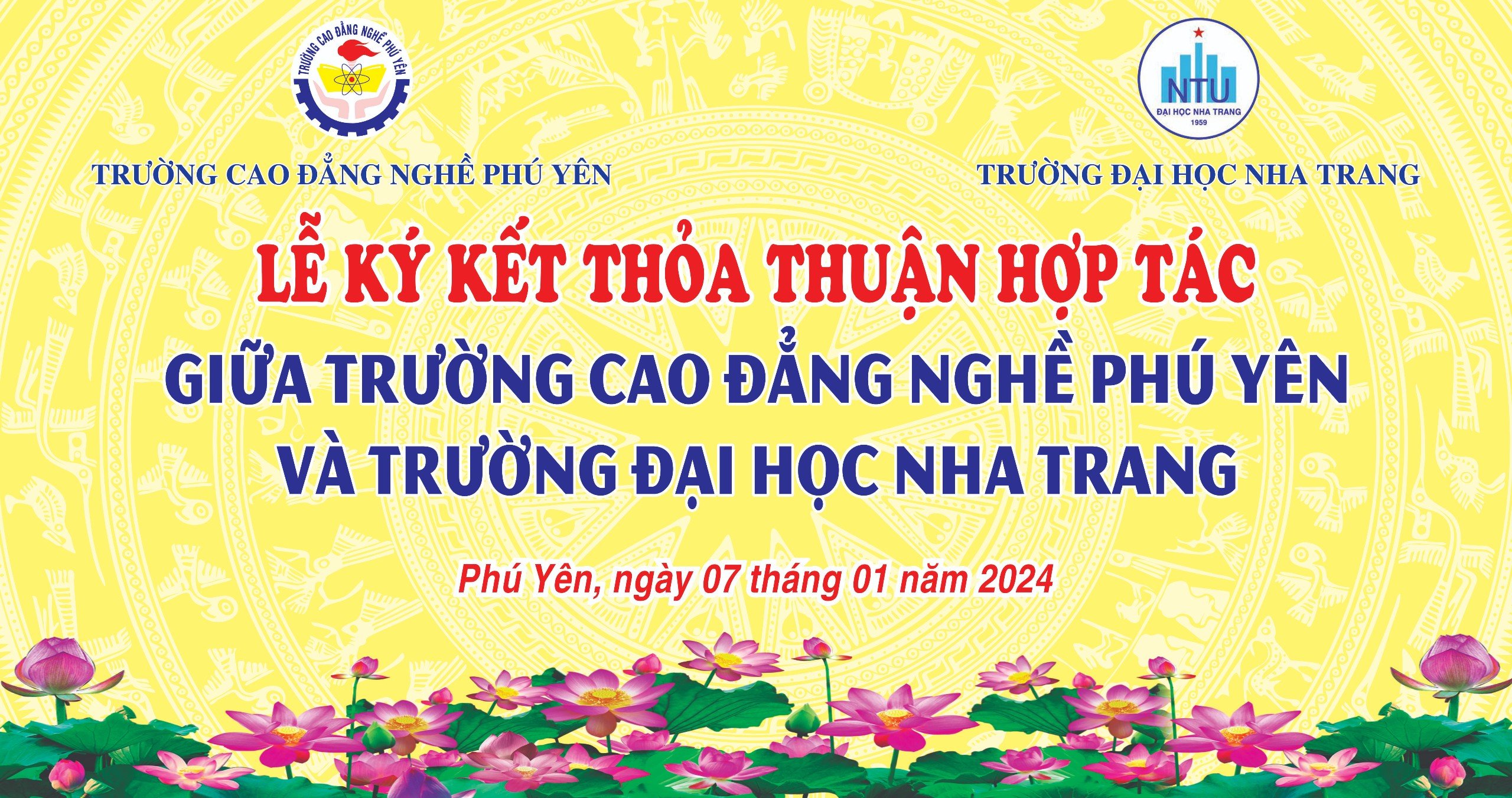 Ký kết hợp tác giữa trường Đại học Nha Trang và trường Cao đẳng Nghề Phú Yên
